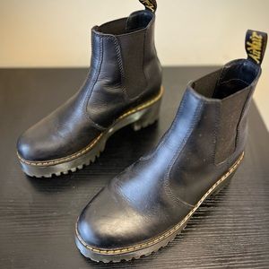 Dr. Martens Rometty Wyoming Leather Platform Boots - Size 8